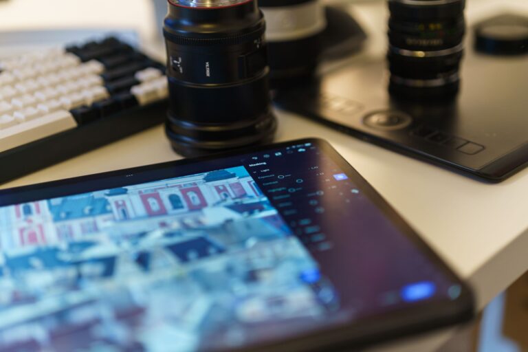 Fotobearbeitung am Bildschirm