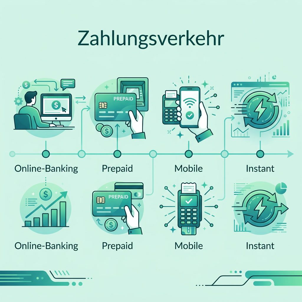 Infografik: Entwicklung digitaler Zahlungsmethoden